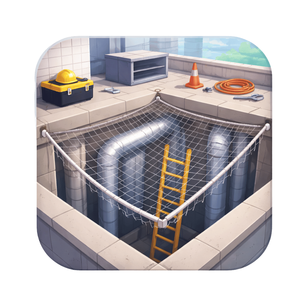 Duct Area Safety Nets